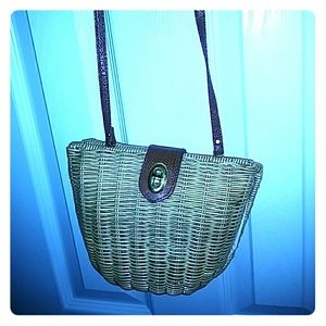 Wicker type purse